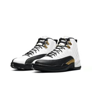 Air Jordan 12 金扣黑色/白色