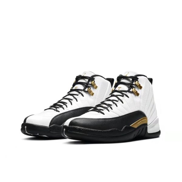 Air Jordan 12 金扣黑色/白色