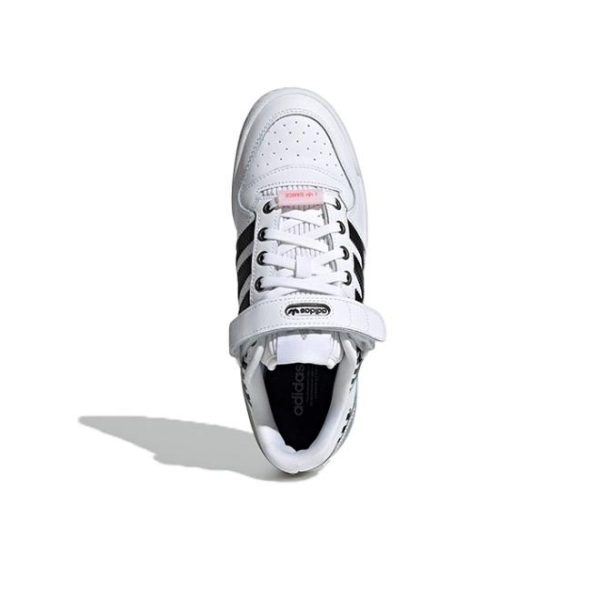 Adidas originals Forum Low 女款白黑銀：圖片 5