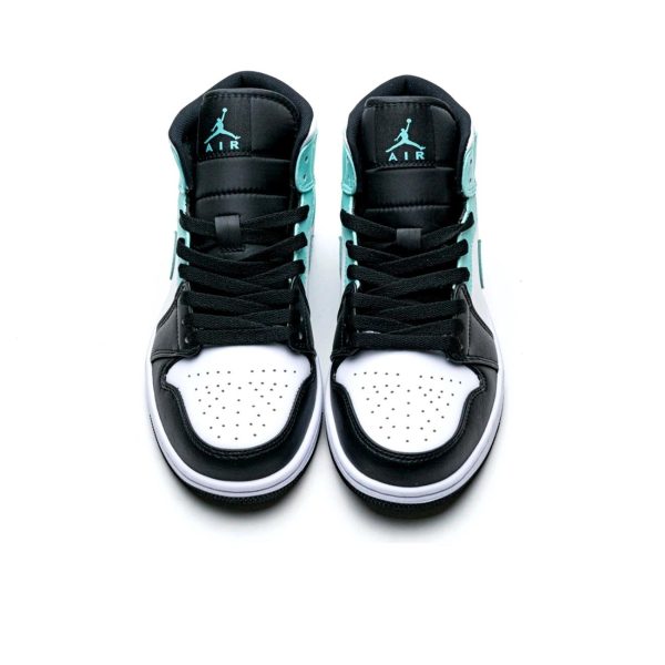 Air Jordan 1 Pre School Pink Black 中幫/黑白粉/粉紅熊貓：圖片 3