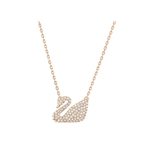 Swarovski/施華洛世奇SWAN系列密鑲透明水晶天鵝項鍊5007735：圖片 3