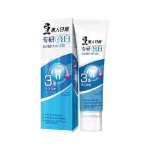 黑人專研亮白清新牙膏專精亮白