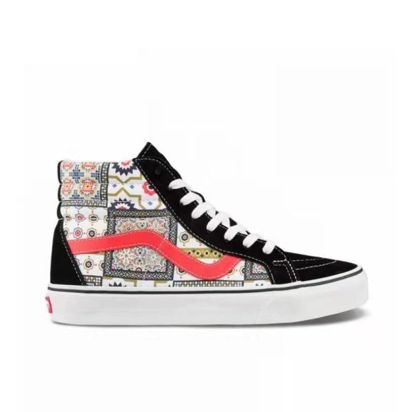 Vans SK8-Hi 黑色/摩洛哥印花：圖片 5