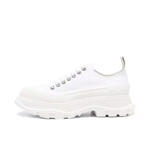 Alexander McQueen Tread Slick 繫帶休閒鞋純白