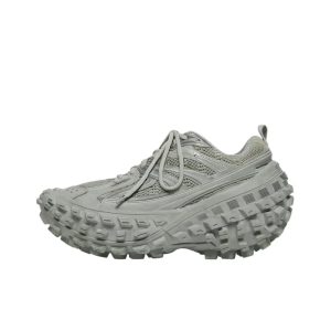 Balenciaga巴黎世家Defender 輪胎鞋時尚復古做舊低幫老爹鞋男士灰色