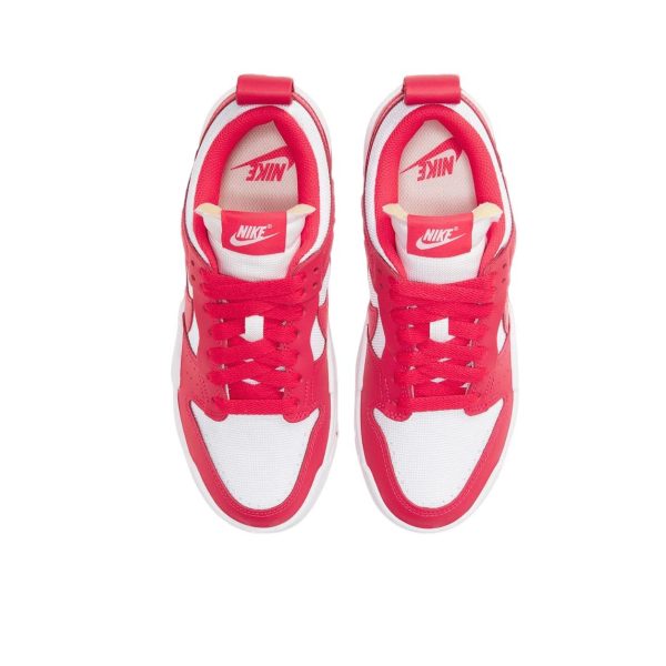 Nike Dunk Low Disrupt 白紅女款：圖片 2
