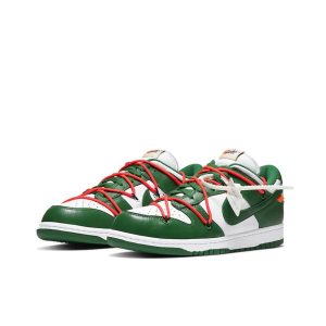 Nike Dunk PineGreen 低筒/OW聯名/綠白