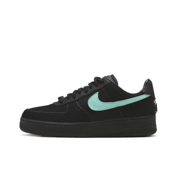 TIFFANY & CO./Tiffany×Nike Air Force 1 Low "1837" 蒂芙尼聯名潮流復古低筒板鞋男女同款黑蒂芙尼綠