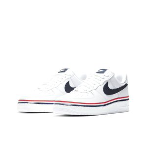 Nike Air Force 1 White Blue Red Ribbon 白色/紅色藍色緞帶