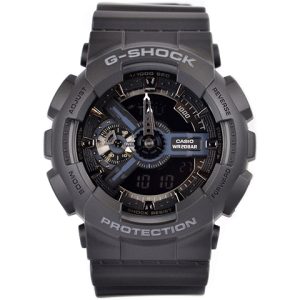 CASIO 卡西歐G-SHOCK系列黑武士防水運動手錶男款日韓錶黑色GA-110-1BDR