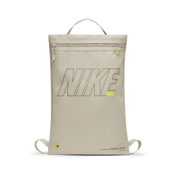 Nike 訓練健身字母印花雙肩包石色DO6610-230