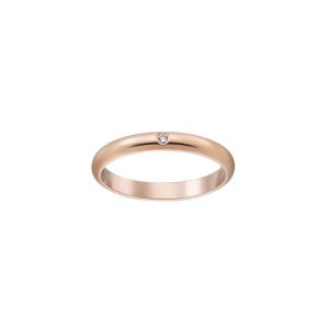 Cartier/卡地亞1895系列鑽石窄版戒指B4088200