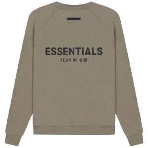 Fear of God Essentials SS21 Pull-Over Crewneck Taupe