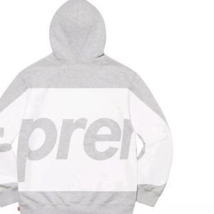 Supreme SS21 Week 2 Big Logo 大標誌連帽衛衣灰色