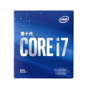 Intel/英特尔 i7-10700F 8核16线程盒装CPU处理器 i7-10700F