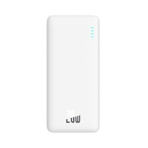 Baseus/倍思 轻电快充 20000mAh 20W 移动电源 白色