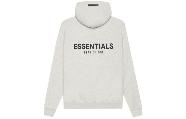 Fear of God Essentials SS21 Pullover Hoodie Light Heather Oatmeal