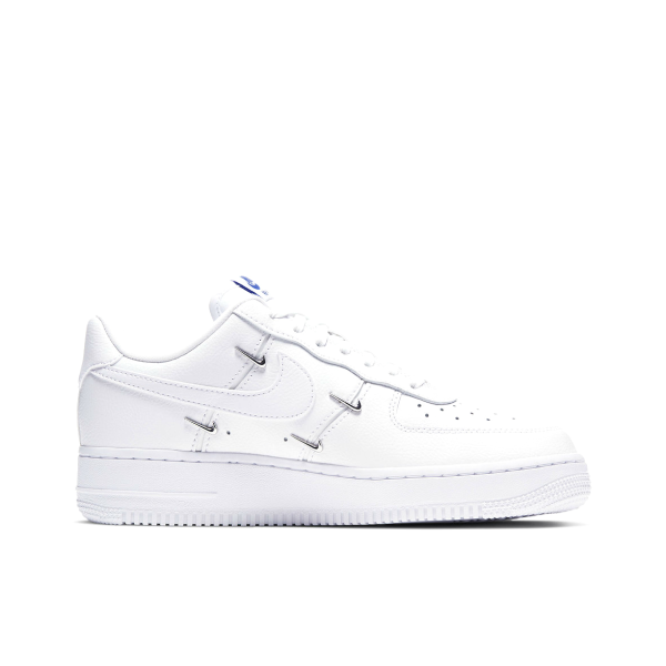 Nike Air Force 107 Lx Chrom Luxe 四鉤白藍女款：圖片 5