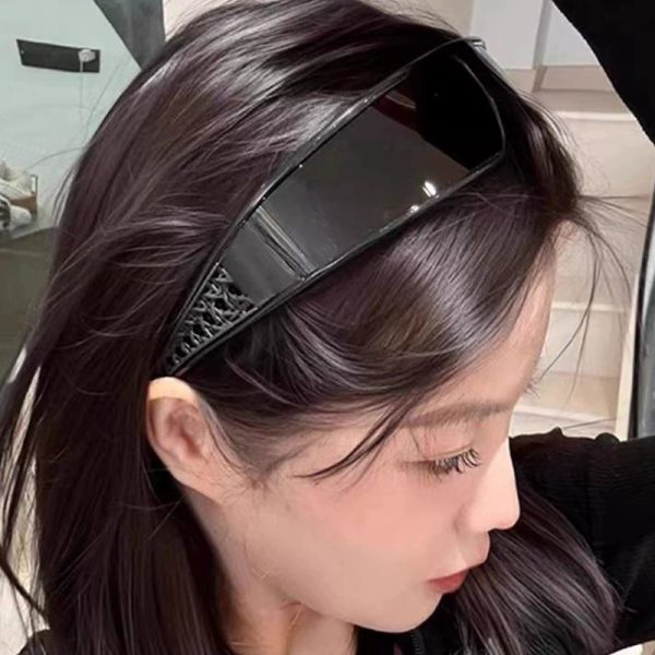 髮箍款貓眼小墨鏡女潮款男酷高級感貓眼復古網紅防紫外線太陽眼鏡：圖片 3