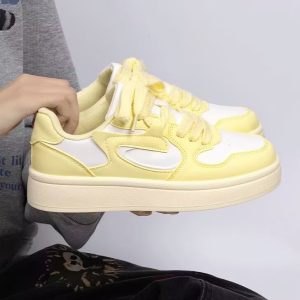 厚底小白鞋女2025春夏季新款百搭鞋ins潮小眾女鞋學生休閒板鞋