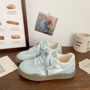 厚底小白鞋女2025春秋季新款板鞋復古休閒百搭ins潮學生運動鞋子