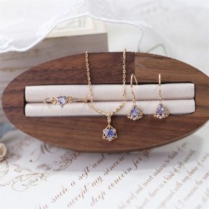 日系精緻水滴三角形菱形戒指女秋季不掉色輕奢高級感百搭開口指環