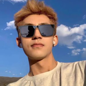 全新韓版時尚墨鏡女高級感太陽眼鏡潮男士開車防曬防紫外線太陽眼鏡