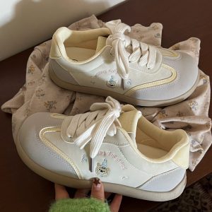 小白鞋女2025年新春夏季平底百搭德訓鞋學生阿甘鞋運動休閒板鞋