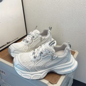 老爹鞋女夏季網面透氣網鞋2025新款休閒運動鞋厚底薄款跑步小白鞋