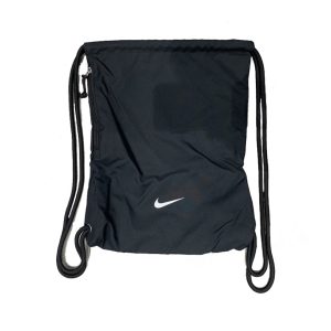 Nike 黑白经典简约休闲抽绳布袋背包 黑色 PBZ624-010