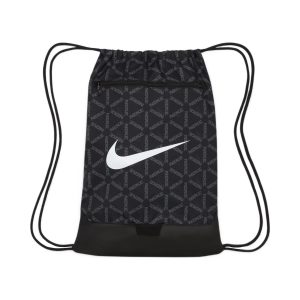 Nike 戶外防水運動輕量束口袋抽繩書包雙肩包黑色DA8306-010