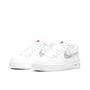 Nike Air Force 1 low 白灰紅色