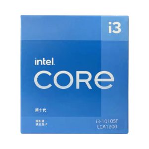 intel/英特尔 i3-10105 4核心8线程 盒装CPU处理器 10105F