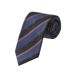 Gucci/古馳男士拼色真絲條紋領帶499696 4B002 4074