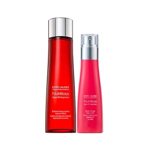 雅詩蘭黛紅石榴系列水乳2件組高光水+乳液倍潤型高光水200ml+乳液100ml