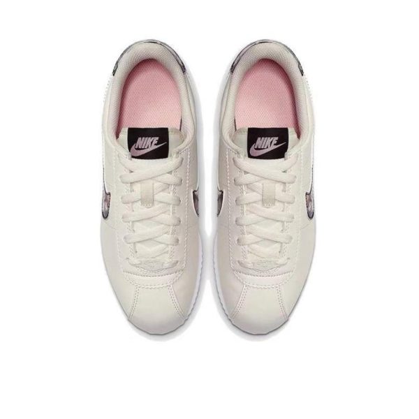 Nike Cortez Basic LTR VF (GS) 花鉤白：圖片 4