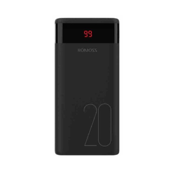ROMOSS/罗马仕 20000mAh Ares20 10W 移动电源 PAS20 黑色