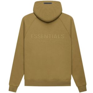 Fear of God Essentials FW21 Pullover Hoodie Amber