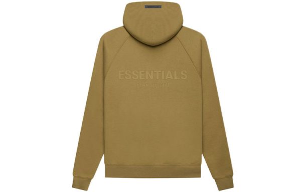 Fear of God Essentials FW21 Pullover Hoodie Amber
