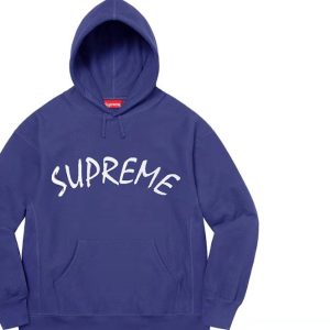 Supreme SS21 Week 8 FTP 弧形標誌刺繡連帽衛衣藍色