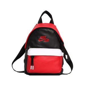 Nike 男女雙肩包兒童包小學生書包休閒迷你小包JD2113010TD 紅黑白9A0390-KR5