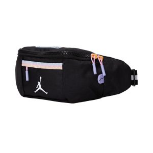 Nike 健身旅遊騎乘休閒斜背包單肩包運動包胸包腰包黑色JD2343013AD
