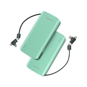 ROMOSS/罗马仕 20000mAh PSC20 10W 自带线 移动电源  绿色