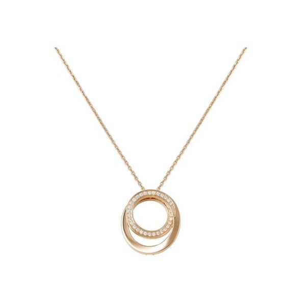 Cartier/卡地亞雙圈相交項鍊b3045800：圖片 2