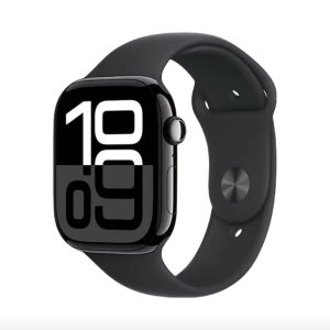Apple/蘋果Apple Watch Series 10（46mm）鋁金屬錶殼智慧手錶設計更輕薄銀色+運動錶帶GPS版S/M 運動錶帶