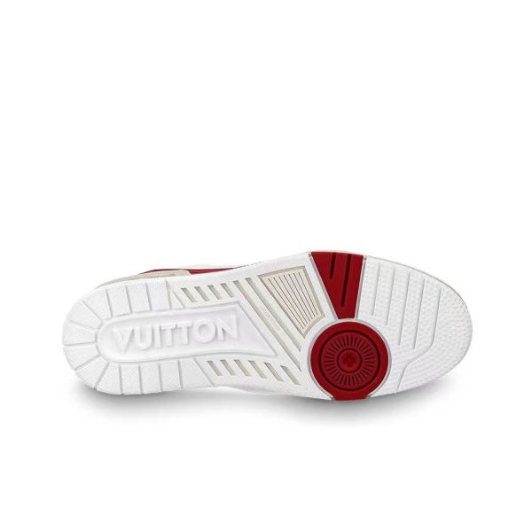 Louis Vuitton Trainer 正白/紅色：圖片 2