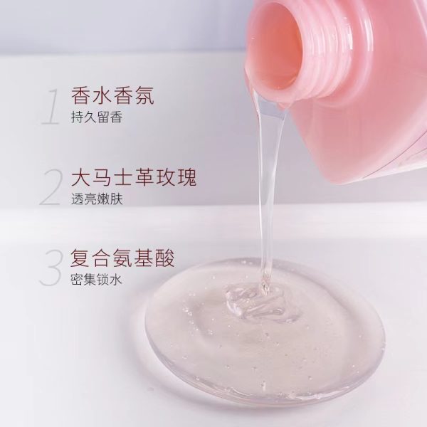 百雀羚三生花玫瑰滋養沐浴露800ml：圖片 2