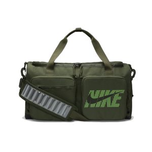 Nike 軍綠色戰術郵差包多口袋運動包db1147