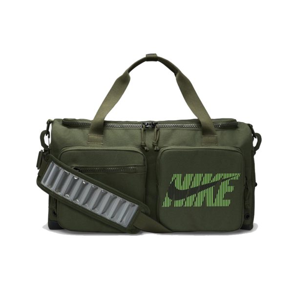 Nike 軍綠色戰術郵差包多口袋運動包db1147