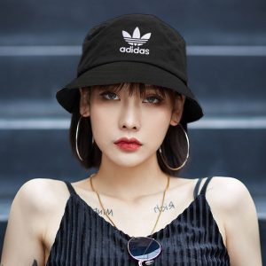 【易烊千璽同款】adidas Originals/三葉草經典刺繡LOGO漁夫帽BK7345
